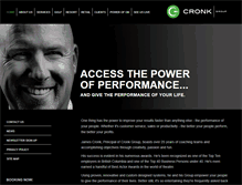 Tablet Screenshot of cronkgroup.com